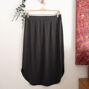 Eileen Fisher Viscose Jersey Gray NWT Skirt Size Small